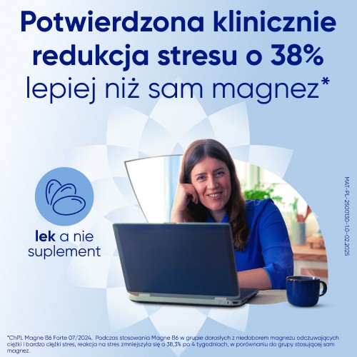 Miniaturka artykułu - #1 Magne B6 Forte, 60 tabletek