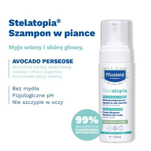 Zdjęcie produktu - 2 MUSTELA STELATOPIA Szampon w piance, 150ml