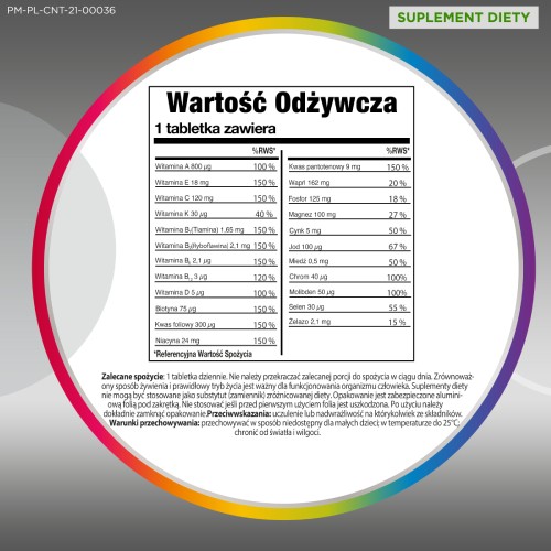 Zdjęcie produktu - 3 CENTRUM SILVER 50+, 30 tabletek