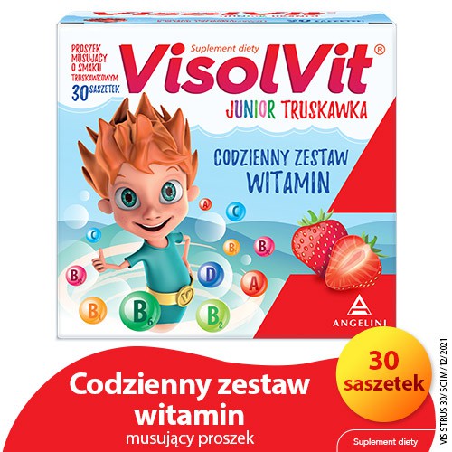 Miniaturka artykułu - #0 Visolvit Junior Truskawka- 30sasz.