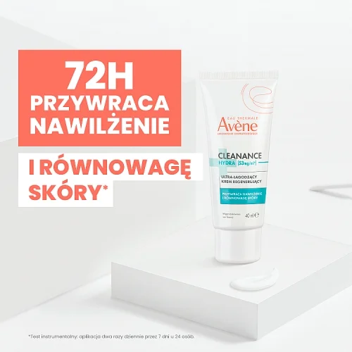 #2 – AVENE CLEANANCE HYDRA Krem łagodzący, 40ml