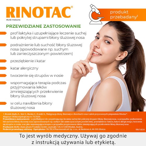 Zdjęcie produktu - 3 RINOTAC spray do nosa- 10ml