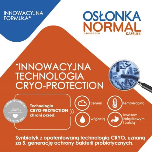 Zdjęcie produktu - 2 Osłonka Normal - probiotyk i prebiotyk, 10 kapsułek