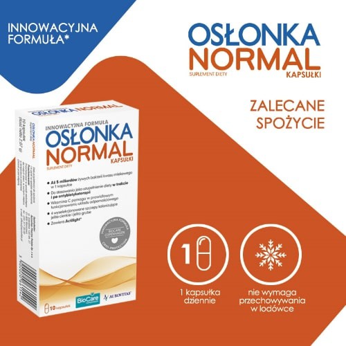 Zdjęcie produktu - 5 Osłonka Normal - probiotyk i prebiotyk, 10 kapsułek