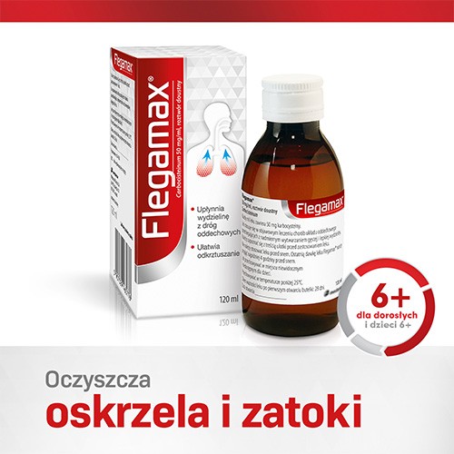 Miniaturka artykułu - #0 Flegamax roztw&oacute;r doustny 0,05g/ml 1but.a 120ml