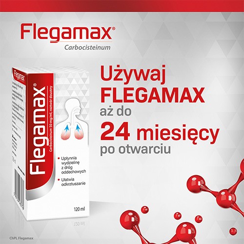 Zdjęcie produktu - 5 Flegamax roztw&oacute;r doustny 0,05g/ml 1but.a 120ml