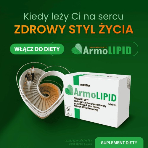 Miniaturka artykułu - #1 ArmoLipid, 60 tabl. - Wspomaga obniżanie poziomu cholesterolu LDL 