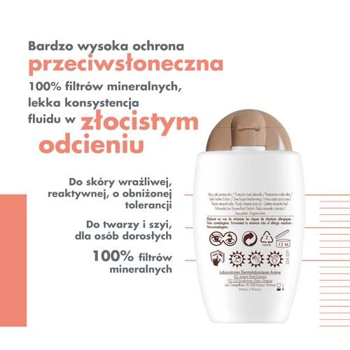 Zdjęcie produktu - 2 AVENE SUN Fluid mineralny koloryzujący SPF50+, 40ml
