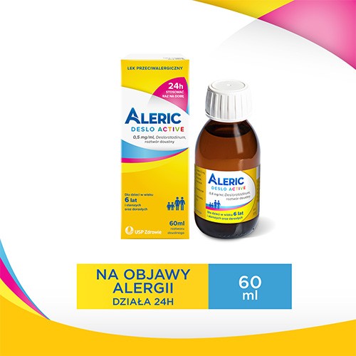 Miniaturka artykułu - #0 Aleric Deslo Active rozt.doust. 0,5g/ml - 60ml