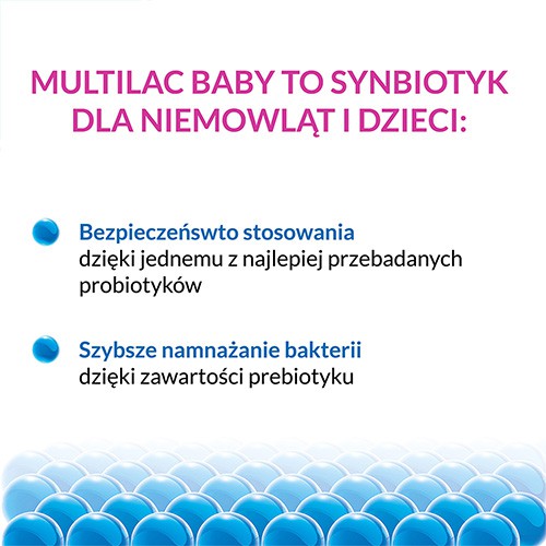 Zdjęcie produktu - 0 Multilac BABY Synbiotyk Krople - 5 ml