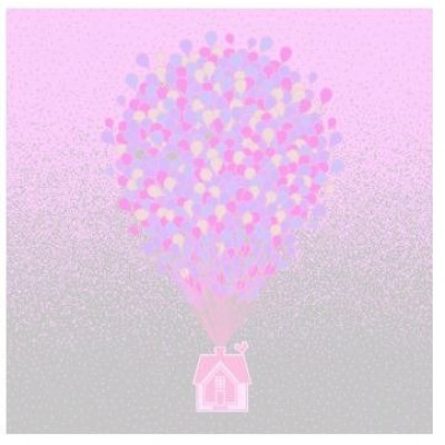 Zdjęcie produktu - 0 Pieluszka bambusowa Colorful Dreams Balony ŚWIT 75x75