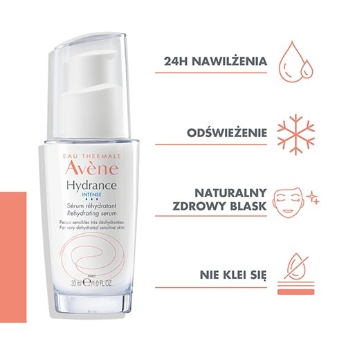 Miniaturka artykułu - #0 AVENE HYDRANCE INTENSE Serum przywracające nawilżenie, 30ml