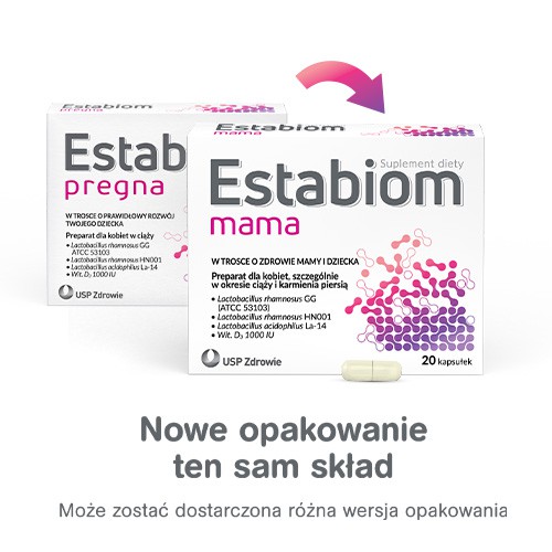 Zdjęcie produktu - 0 Estabiom Mama, 20 kapsułek