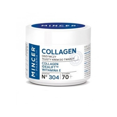 Miniaturka artykułu - #0 MINCER Collagen Krem do twarzy 304 70+  50ml