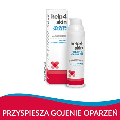 Miniaturka artykułu - #1 Help4skin Gojenie oparzeń żel - 75 g