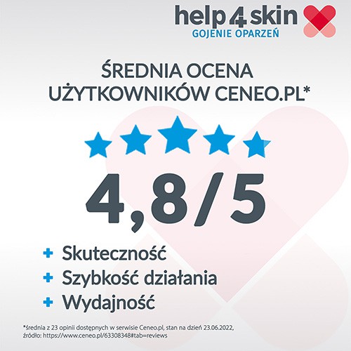 Zdjęcie produktu - 6 Help4skin Gojenie oparzeń żel - 75 g