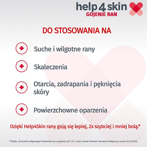 Zdjęcie produktu - 2 Help4skin Gojenie ran żel - 20 g