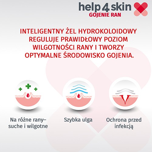 Zdjęcie produktu - 4 Help4skin Gojenie ran żel - 20 g