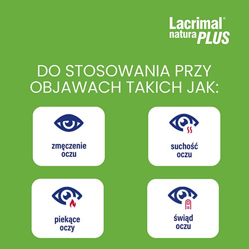 Miniaturka artykułu - #1 Lacrimal Natura Plus krople do oczu - 10ml