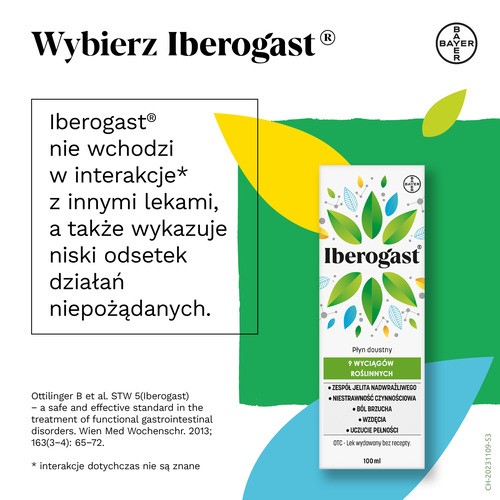 Zdjęcie produktu - 4 Iberogast płyn doustny - 100 ml Lek poprawiający trawienie przy zespole jelita drażliwego