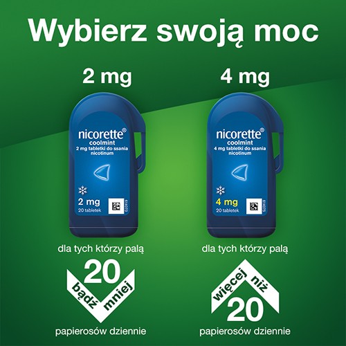 Zdjęcie produktu - 5 Nicorette Fruit tabletki do ssania 4mg - 20 tabletek