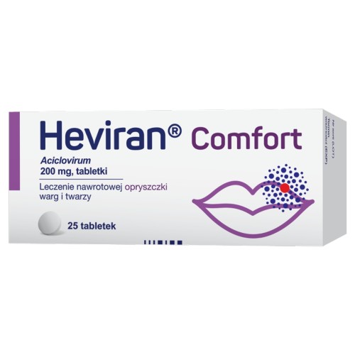 Miniaturka artykułu - #0 Heviran Comfort - 25 tabletek