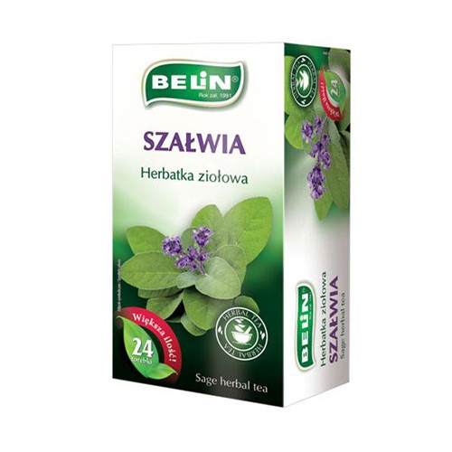 Miniaturka artykułu - #0 Belin Herbatka ziołowa Szałwia, 24 torebki
