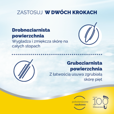 Zdjęcie produktu - 2 Scholl Dwustronny pilnik wygładzający do st&oacute;p, 1 szt.