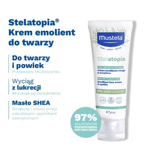 Zdjęcie produktu - 2 MUSTELA Stelatopia Krem do twarzy, 40ml
