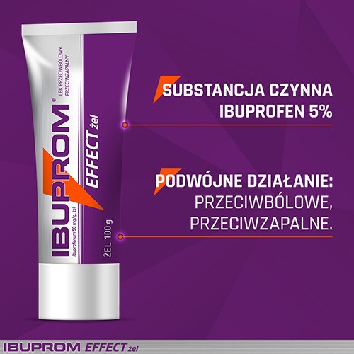 Zdjęcie produktu - 2 Ibuprom Effect Żel, 100g