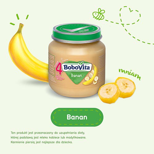 Zdjęcie produktu - 2 BoboVita Deserek banan - 125g