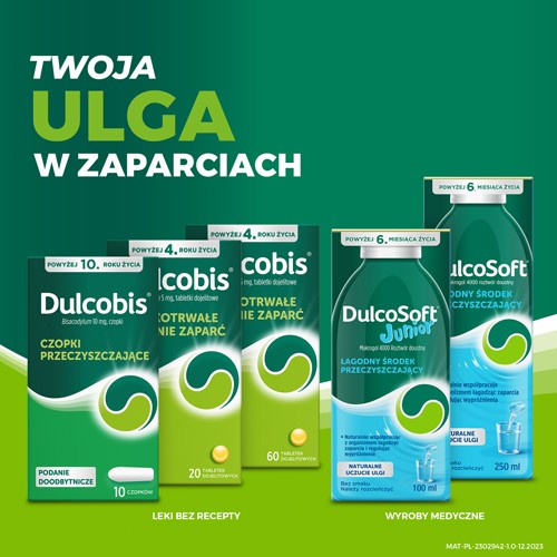 Zdjęcie produktu - 5 Dulcosoft Junior - na zapacia u dzieci od 6 miesiąca życia, 100 ml