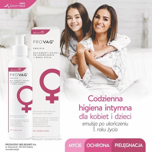 Miniaturka artykułu - #0 PROVAG Emulsja do higieny intymnej, 300ml