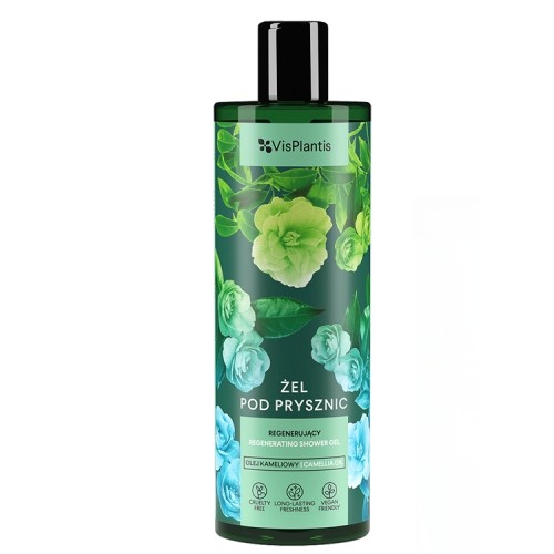 Miniaturka artykułu - #0 Vis Plantis Żel pod prysznic Kamelia + Wiśnia - 400 ml