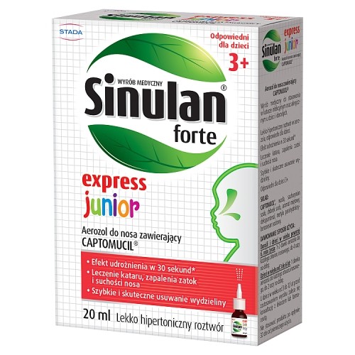 Miniaturka artykułu - #1 Sinulan Express Forte Junior, 20 ml