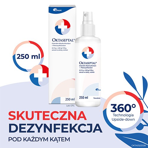 Miniaturka artykułu - #0 Oktaseptal aerozol na sk&oacute;rę - 250ml