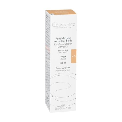 Miniaturka artykułu - #0 AVENE COUVRANCE Fluid korygujący SPF20 Beżowy, 30ml