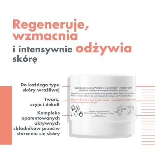 Zdjęcie produktu - 2 AVENE DermAbsolu Krem na noc przywracający komfort sk&oacute;ry, 40ml