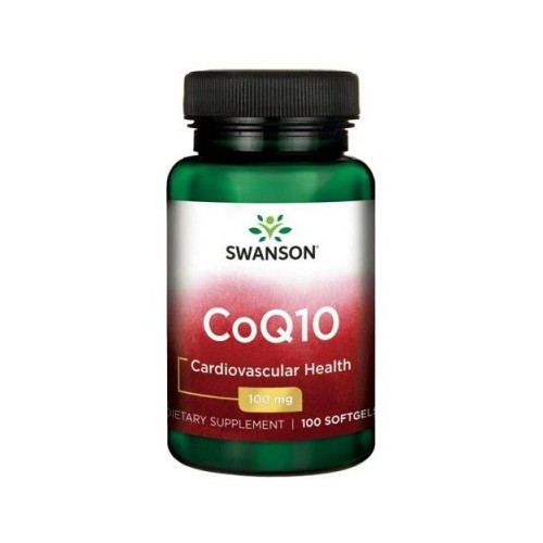 Miniaturka artykułu - #0 SWANSON Koenzym CoQ10 100mg - 100 kaps.
