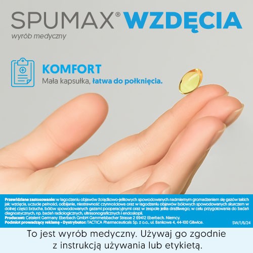 Zdjęcie produktu - 3 Spumax wzdęcia kapsułki miękkie 0,125g - 30 kapsułek