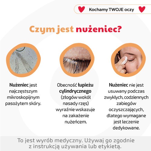 Zdjęcie produktu - 2 BlephaDemodex chusteczki do higieny powiek i rzęs, 30szt.