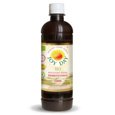 Zdjęcie produktu - 0 JOY DAY Koncentrat napoju probiotycznego Chmiel, 500 ml
