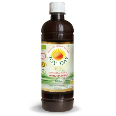 Miniaturka artykułu - #0 JOY DAY Koncentrat napoju probiotycznego mięta, 500 ml