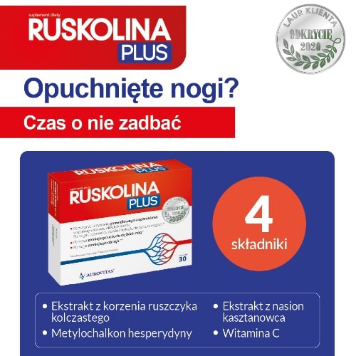Zdjęcie produktu - 4 Ruskolina Plus, 30 kaps.