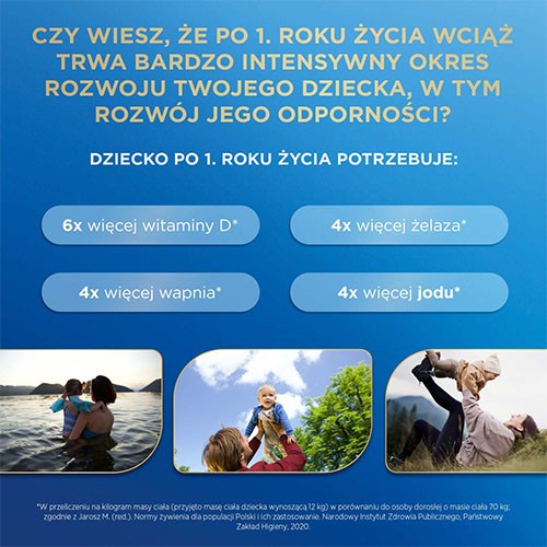 Zdjęcie produktu - 2 Bebilon 3 Pronutra Junior Formuła na bazie mleka po 1. roku życia, 1000 g (2 x 500 g)