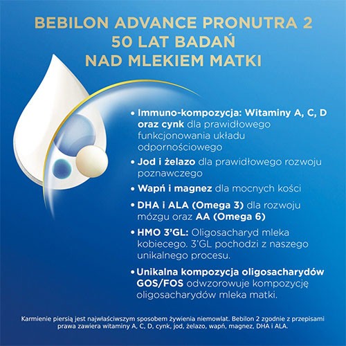Zdjęcie produktu - 2 Bebilon 2 Pronutra Advance proszek - 1000 g