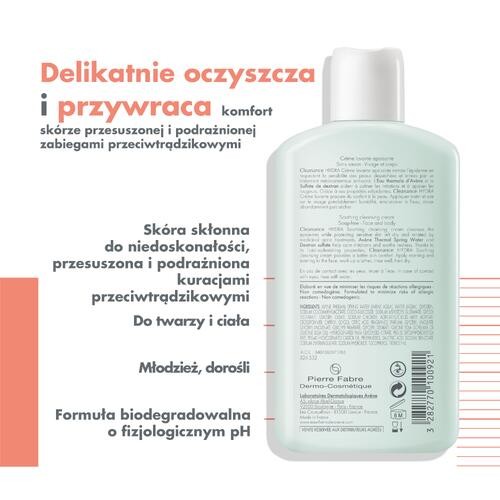 Miniaturka artykułu - #0 AVENE CLEANANCE HYDRA Oczyszczający krem łagodzący, 200ml