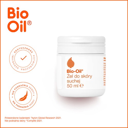 Miniaturka artykułu - #0 Bio-Oil Żel do sk&oacute;ry suchej, 50 ml
