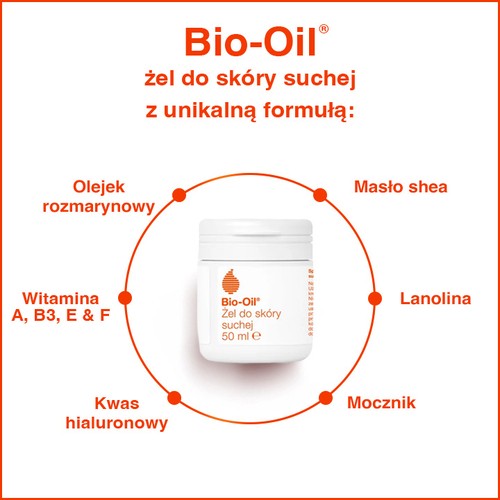 Miniaturka artykułu - #1 Bio-Oil Żel do sk&oacute;ry suchej, 50 ml