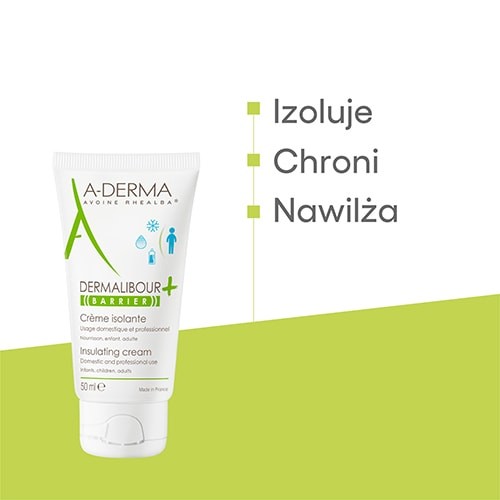 Zdjęcie produktu - 2 A-DERMA DERMALIBOUR+ BARRIER Krem ochronny, 50ml